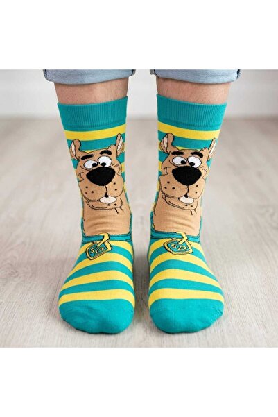 Unisex Scooby Doo Desenli Soket Çorap-Konforlu&Rahat