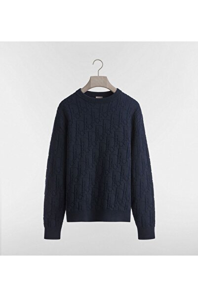 Beymen Collection Oblique Detailed Cotton Blend Jersey Sweater