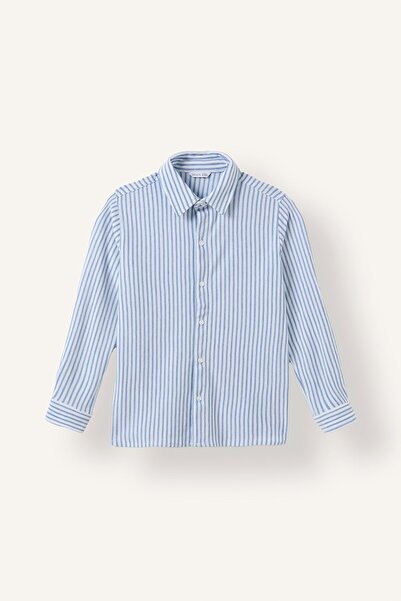 DeFacto Classic Collar Striped Long Sleeve Shirt Boys H4573A826Au
