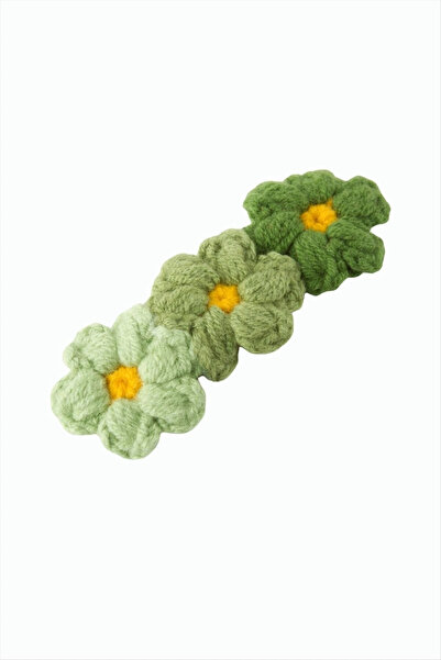 Generic Brand Daisy Embroidered Braided Snap Buckle
