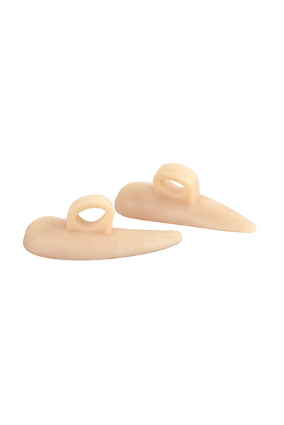 Choice Beige-2Pcs Pexmen 2Pcs Gel Hammer Toe Straightener Corrector Toe Separ...