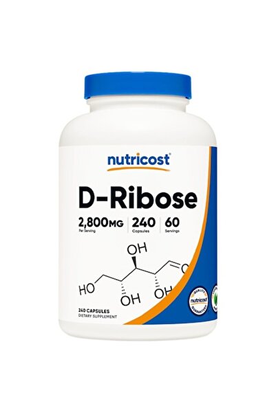 Nutricost Supliment Nutrițional D-Riboză 2800 mg, 240 capsule