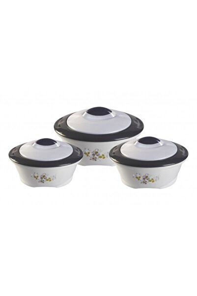 SAPPHIRE Caserola termos plastic/inox set 3 buc 6000/8000/12000