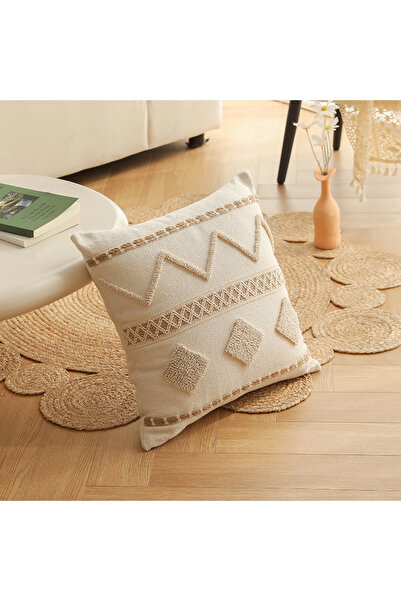 Cannon Decorative Cushion, Polycotton Jacquard, 45 x 45 cm, Design QR-JM2404A