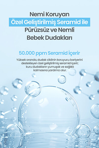Atopalm Diş Çıkarma Dönemindeki Bebekler İçin Nemle Rahatlatıcı Dudak Bakım Balmı Panthenol Lipcera
