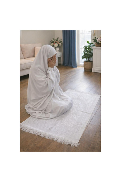 Generic Brand Turkish Premium Prayer Rug Set with Throne |   Comfort and High...