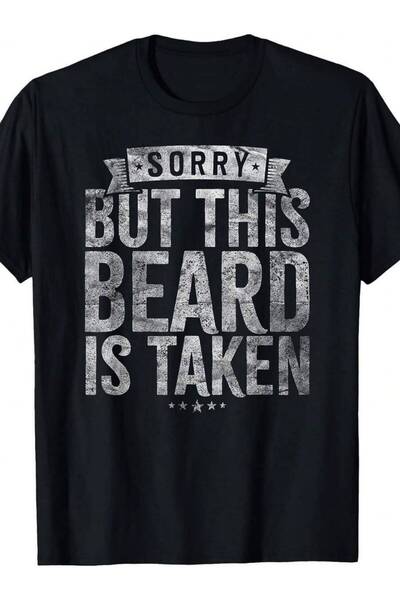 NOURAM Men's Funny T-Shirt "Sorry This Beard Was Taken", Four Seasons Print V...