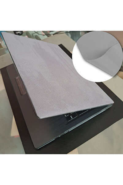 FIXALL ADHESIVE PRODUCTS Laptop Kapak Koruyucu Arkası Yapışkanlı Alkantara Ku...
