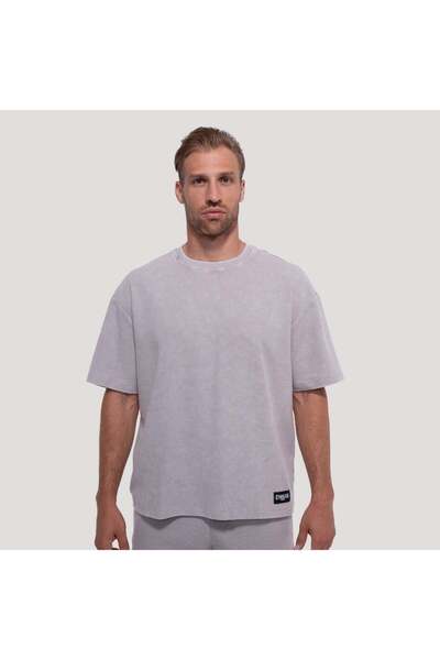GymBeam Tricou Persistence Washed Cloud XXL