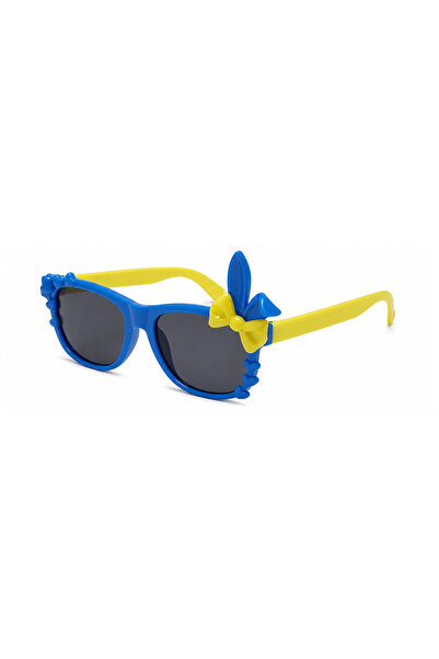 Toz Vintage Poniro Navy Blue Frame Yellow Handle Rabbit Ear Bow Detailed Chil...