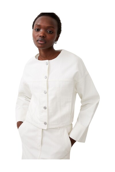 French Connection Women Denver Denim Wide Sleeve Jacket