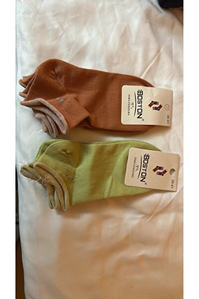 Generic Brand Sosete dama fara elastic, smiley, 4 perechi, marimi 35-41