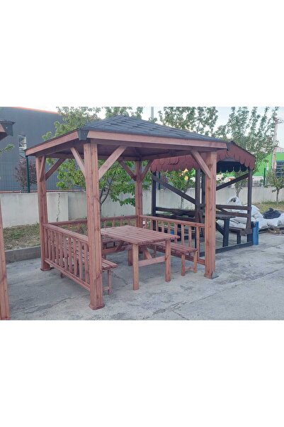 Şen Mobilya Çardak Pergola Ahşap Kamelya Gölgelik K17