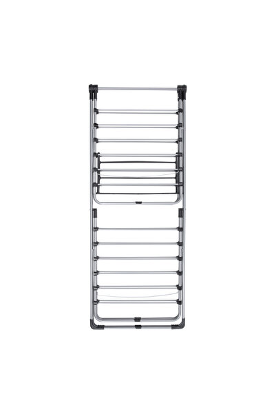 DOĞRULAR Perilla Luiza Foldable Double-Tier Laundry Dryer With 4 Winged And E...