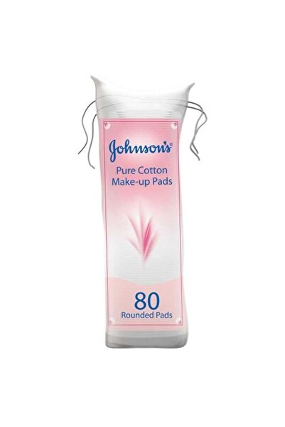 Johnson's مناديل قطنية للأطفال لإزالة المكياج، قطن نقي - 80 قطعة