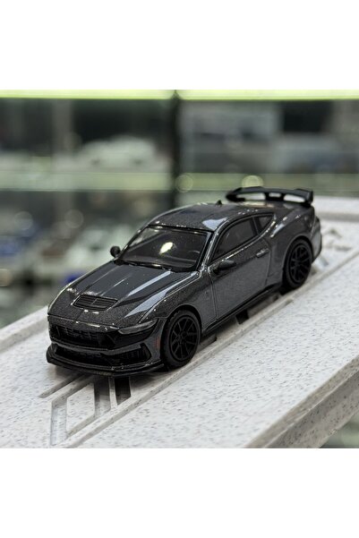 HOT WHEELS Mini GT #957: Ford Mustang Dark Horse 2024 Carbonized Gray