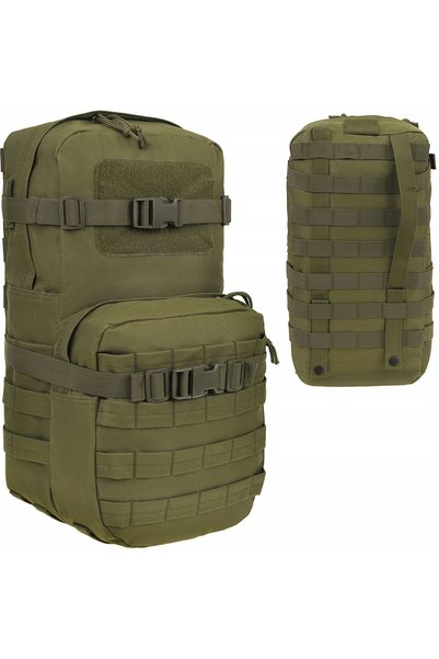 NO BRAND 101INC Assault Add-On Olive Vestă Tactică Militară Molle Rucsac