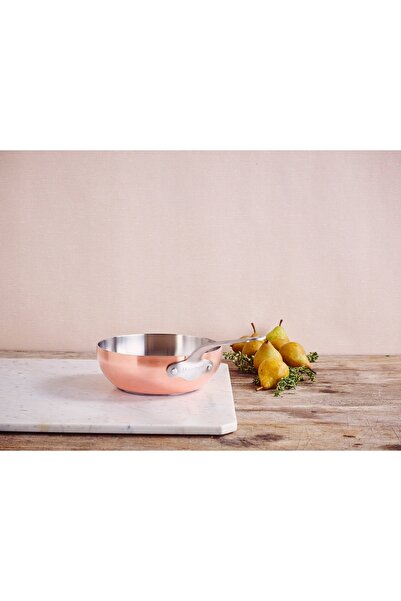 NO BRAND Mauviel Copper – cratiță mică de gătit din cupru, 18 cm, compatibilă...