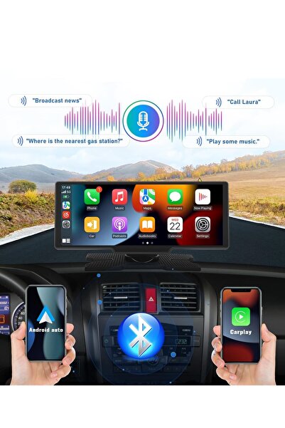 NO BRAND Radio auto, cameră marșarier, navigație Android, CarPlay, 10,2 ", CA...