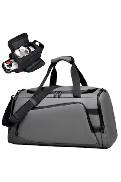 QOVU Geanta Fitness si Calatorie 2 in 1 QOVU®, 35L, Compartiment Pantofi, Wet...