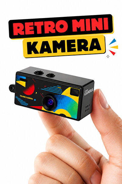 ROBEVE Retro Mini Dijital Kamera 1080P HD Video Kayıt | 130° Geniş Açı Lens |...