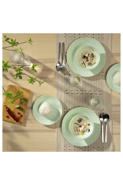 NO BRAND Bol IKEA OFTAST, verde deschis, 15 cm, set de 12 piese