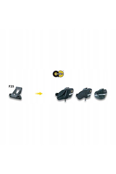 NO BRAND Geantă de bicicletă sub șa Topeak Wedge Pack II Micro cu sistem de p...