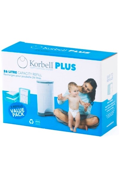 Korbell Inserție pentru coș de scutece 26L, Inserții pentru coș de scutece, 3...