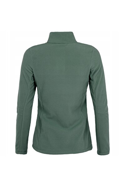 PROTEST Hanorac din fleece de damă, cu guler semi-înalt, MUTEZ, verde, mărimea L