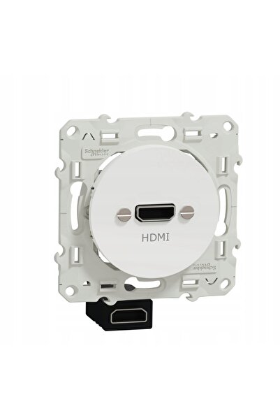 Schneider Electric Priză HDMI Odace, albă