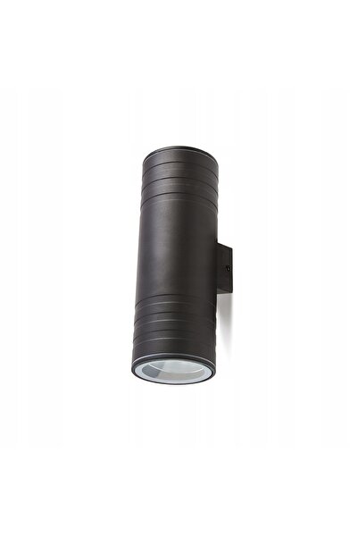 NO BRAND 2xGU10 corpuri de iluminat negre pentru aleea de acces