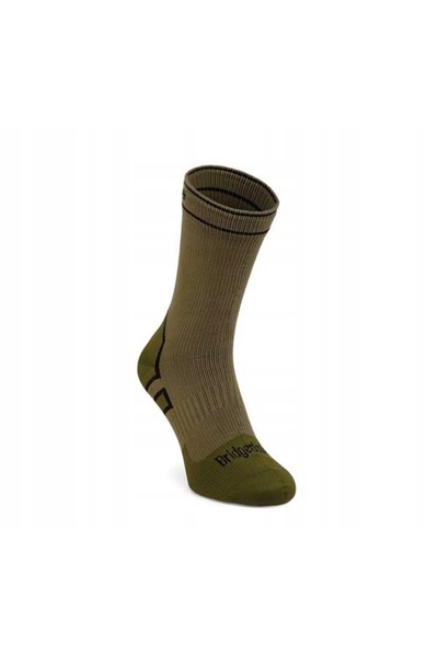 NO BRAND Șosete impermeabile Bridgedale StormSock Mid Boot - kaki/oliv 40-43