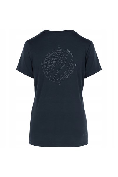 Viking Tricou cu imprimeu de damă Rune LTD Bamboo - bleumarin/gri închis S