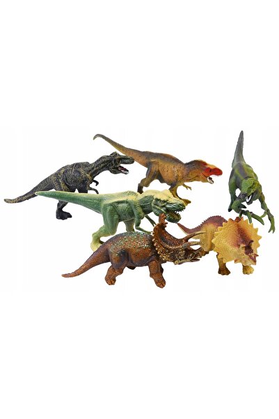 Dromader Figurine dinozauri + mașină Unimog Patrula Jurassică Parc gri cu lum...