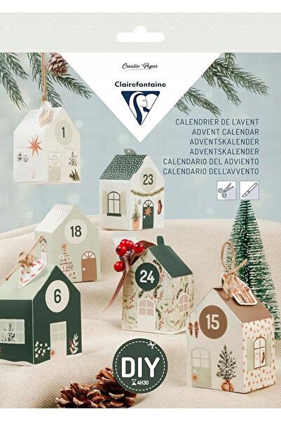 NO BRAND Calendar de Advent de Crăciun DIY: Calendar artizanal cu 24 de căsuț...