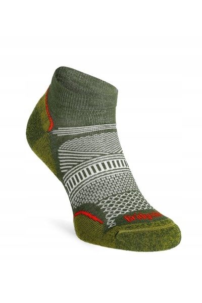 NO BRAND Șosete Bridgedale Hike UL T2 Coolmax Perfo Low - verde 44-47