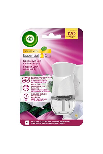 NO BRAND Deodorizant electronic Air Wick „Lilia lunară” – aparat + 6 cartușe
