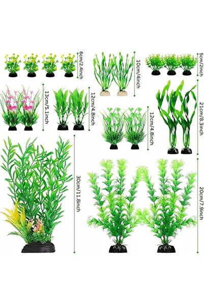 NO BRAND DECORAȚII REALESTICE PENTRU ACVARIU PLANTE PENTRU ACVARIU DECORAȚII ...