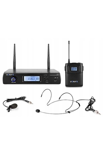 NO BRAND Kit microfon headset BODYPACK UHF + stație