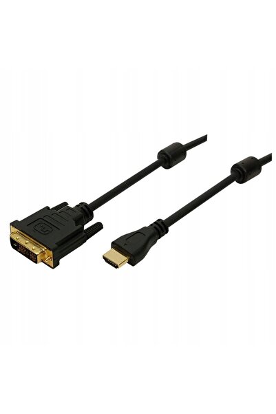 LogiLink Cablu HDMI-DVI CH0004 2m negru pentru DVD x2