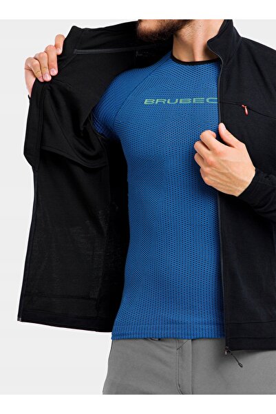 NO BRAND Bluza Sensor Merino UP Fleece Full Zip - negru S