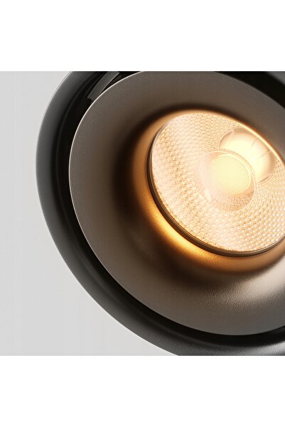 NO BRAND Maytoni YIN spot de tavan LED 15W 940lm negru rotund orientabil