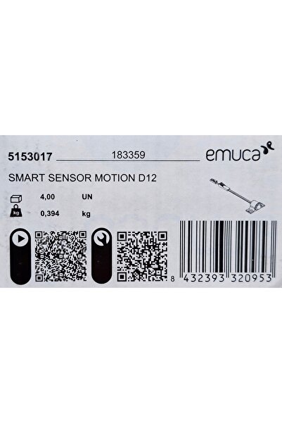 NO BRAND Întrerupător inteligent LED cu senzor de mișcare 12V/24V CC Negru Emuca