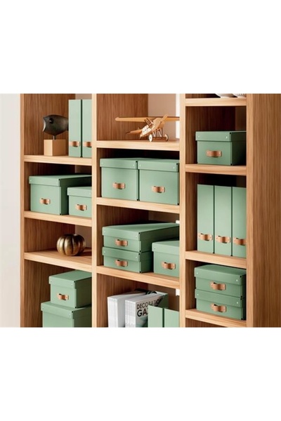 Leitz Cutie de depozitare pentru trabucuri cu capac 8 l Verde 2 bucăți