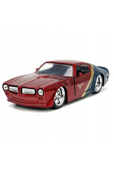 Jada PONTIAC FIREBIRD 1972 + FIGURINĂ WONDER WOMAN 13cm 253253009 MODEL NOU