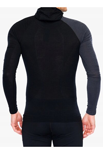NO BRAND Ortovox 120 Comp Light Hoody bluză termică - negru corb L