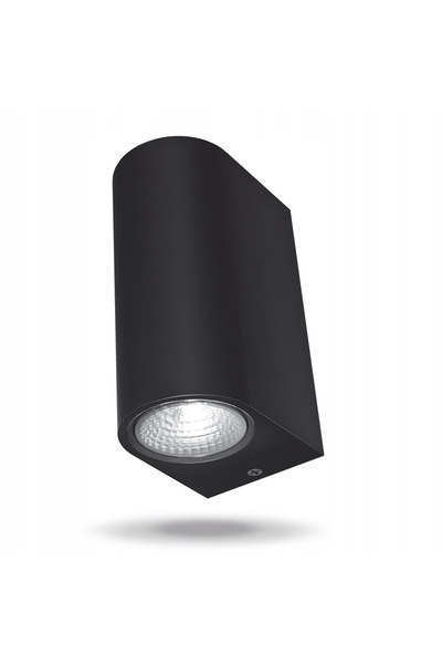 NO BRAND Videx PELLE aplice de exterior 6W LED IP54 aluminiu negru orientabil...