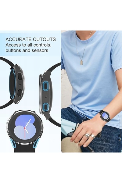 NO BRAND Carcasă de protecție pentru Samsung Galaxy Watch 5/4 44mm, protecție...