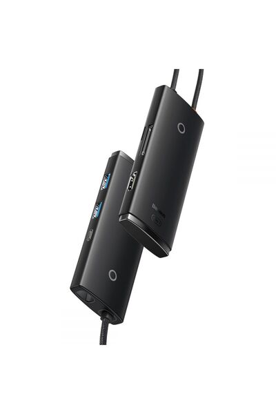 Baseus SERIA LITE HUB USB-C MULTIFUNCȚIONAL 2 X USB 3.0 USB-C HDMI 1.4 SD-TF ...