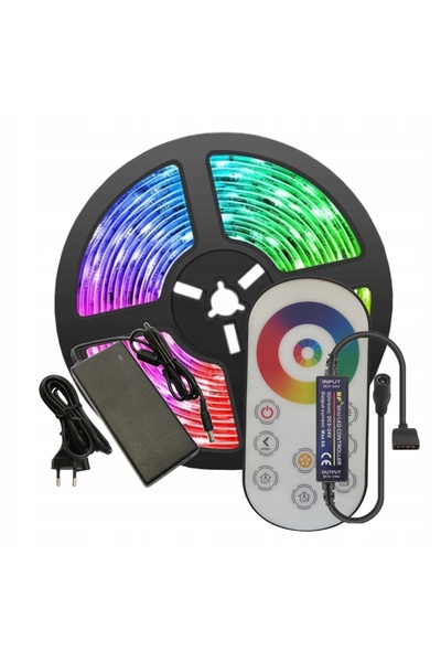 NO BRAND KIT Bandă LED 240 LED-uri RGB 4m Controlată prin radio cu funcție ta...